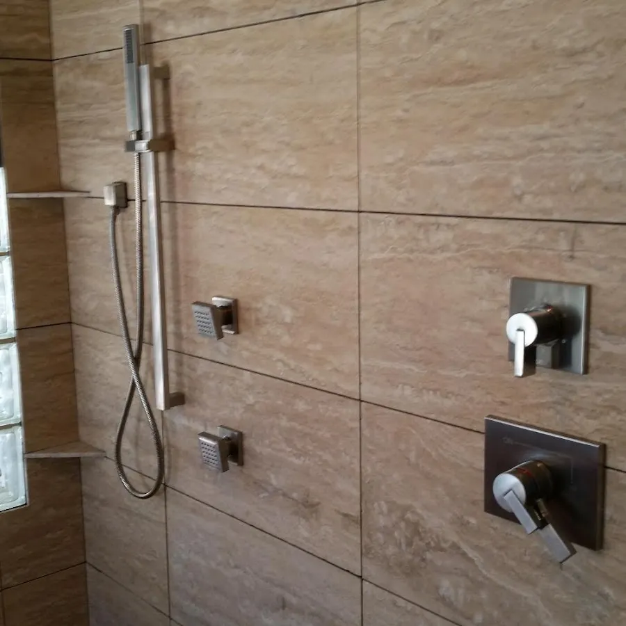 Shower fixture installation for Water Heater Replacement in Newstead